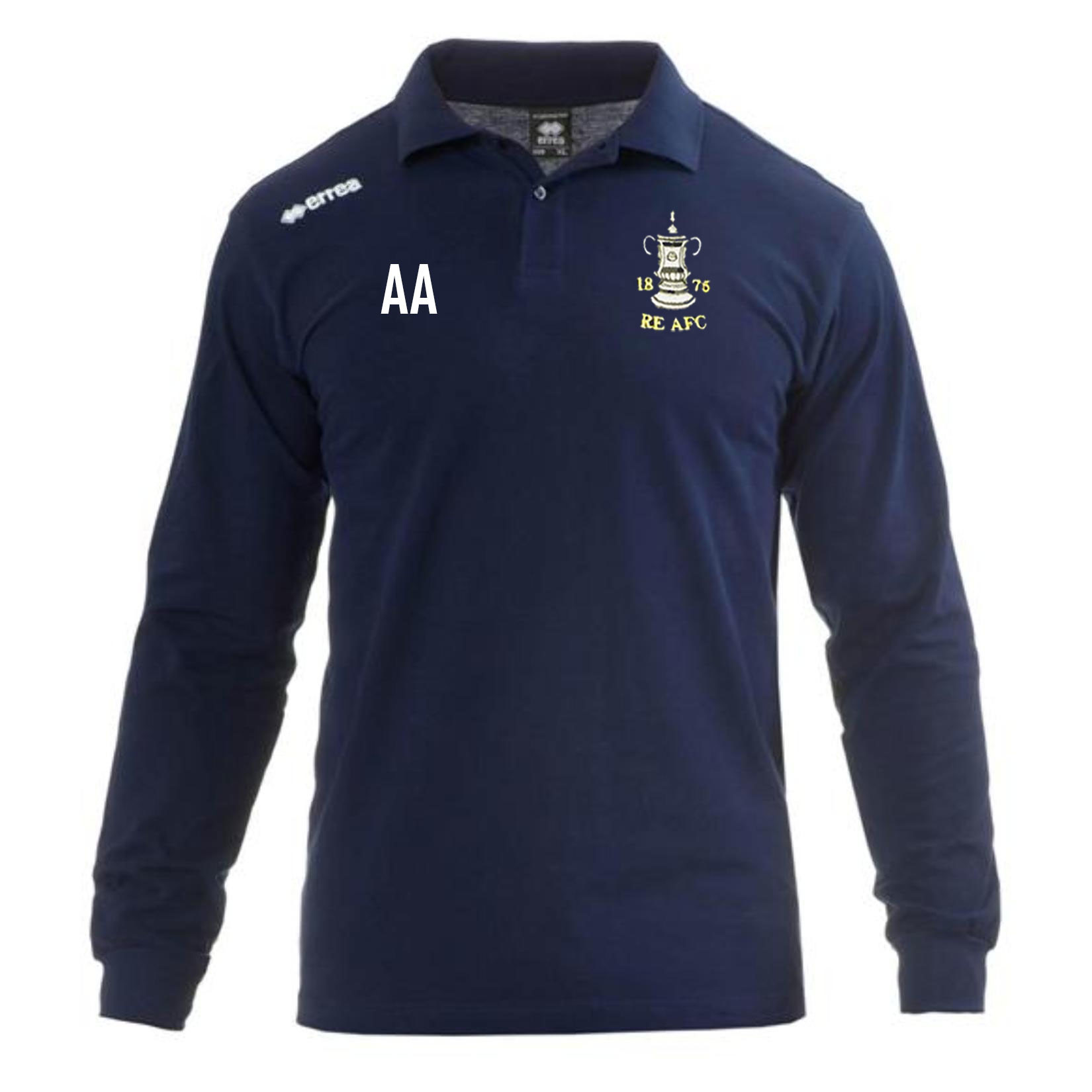Errea TEAM COLOURS LONG SLEEVE POLO SHIRT