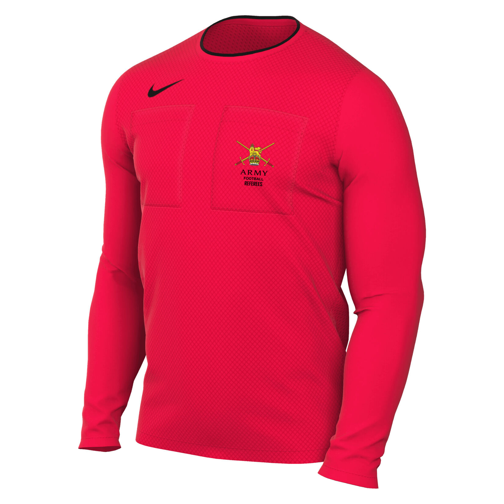 Nike Dry Referee II Top L/S - Bright Crimson/Black