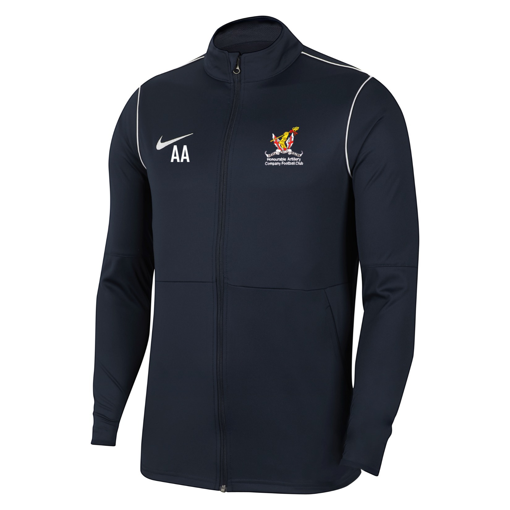 Nike Dri-FIT Park 20 Knitted Track Jacket - Obsidian/White/White