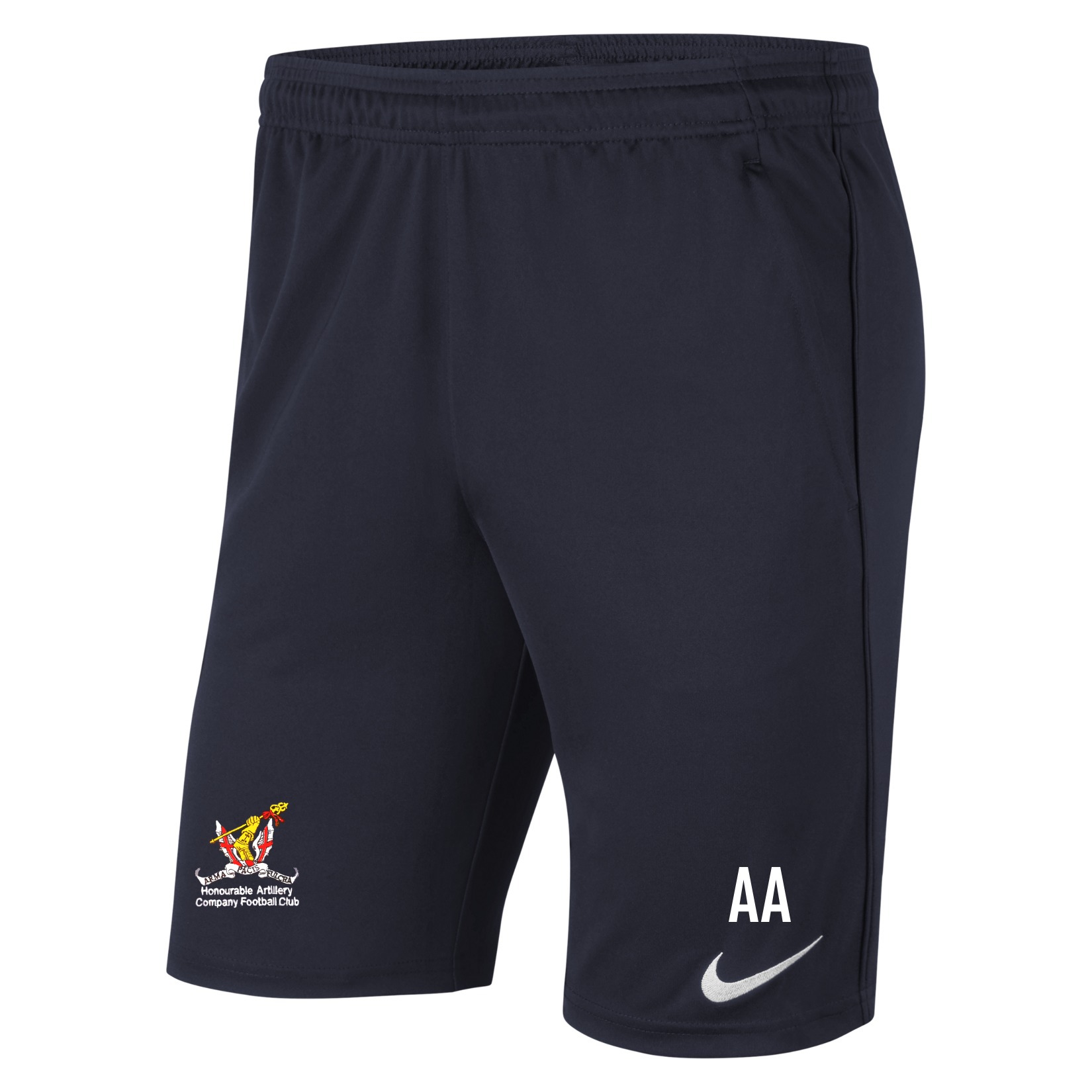 Nike Park 20 Pocketed Shorts (M) - Obsidian/Obsidian/White
