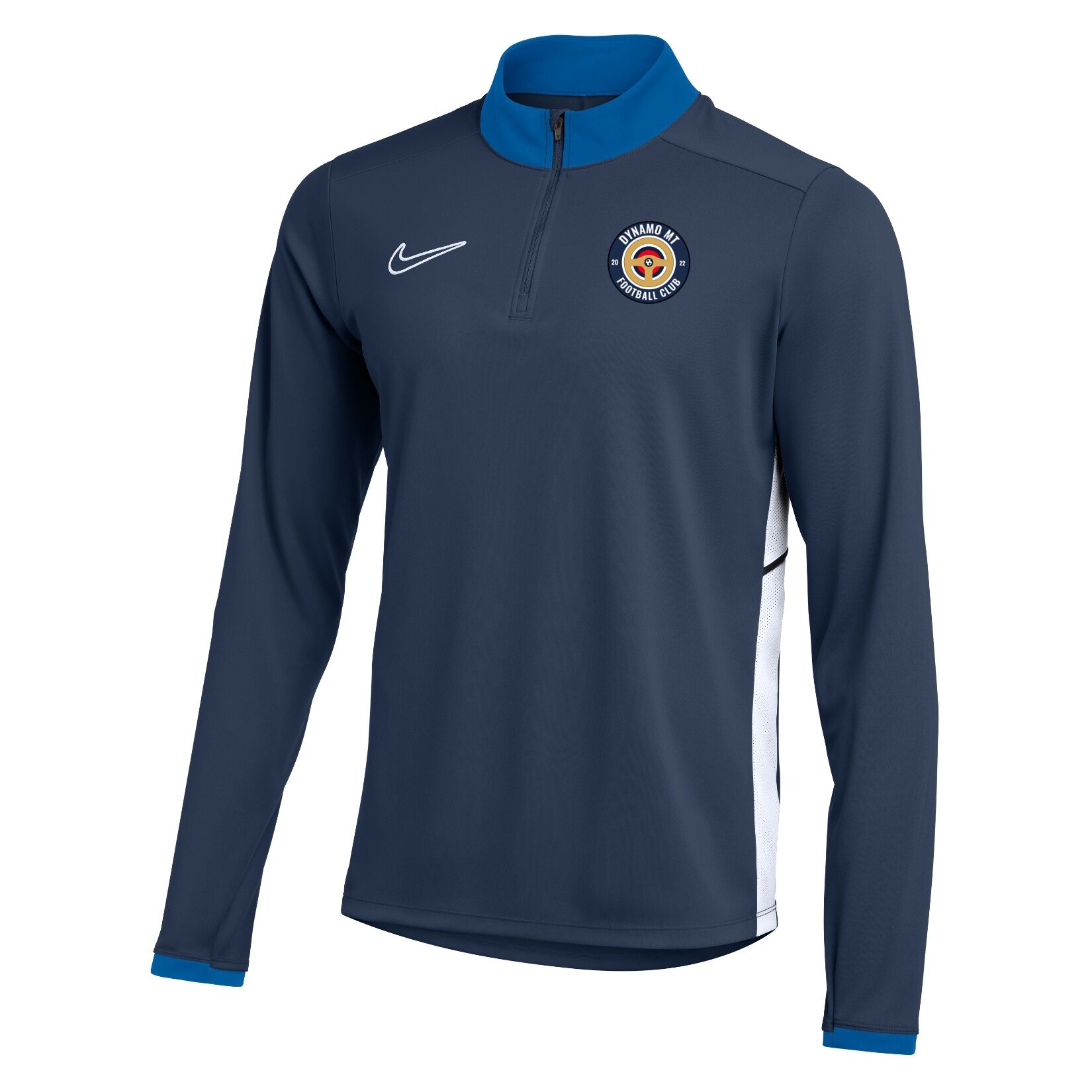 Nike Dri-FIT Academy 25 Drill Top - Obsidian/Royal Blue/White