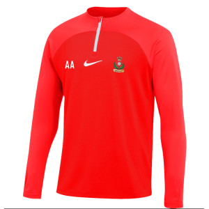 Nike Academy Pro Midlayer Drill Top University Red-Bright Crimson-White