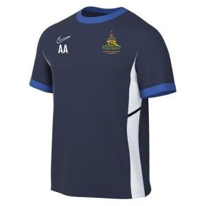 Nike Academy 25 Short-Sleeve Training Top - Obsidian/Royal Blue/White