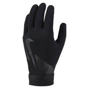 Nike HyperWarm Academy Soccer Gloves Black-Black-Black