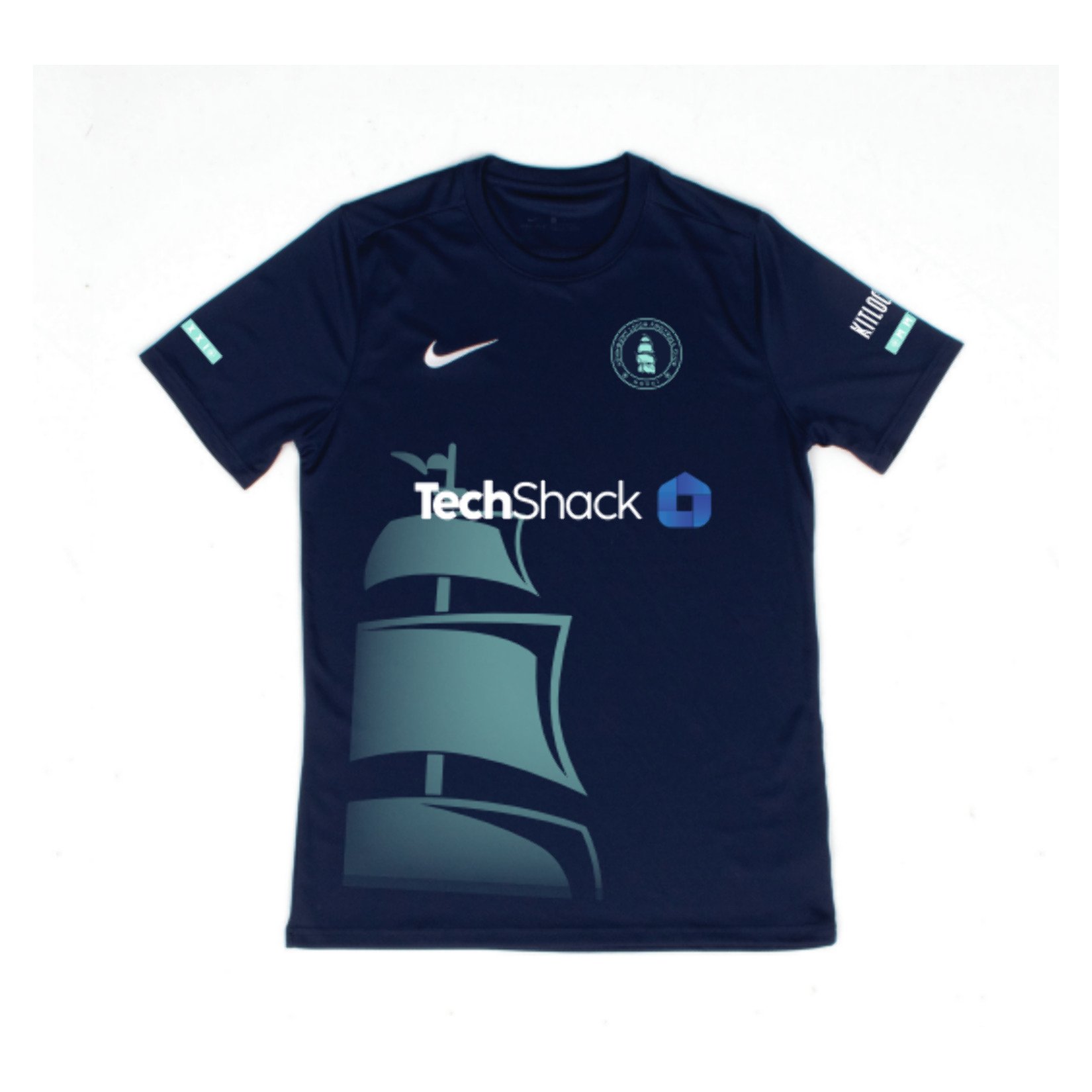 Nike Park VII Dri-FIT Short Sleeve Shirt - Midnight Navy/White