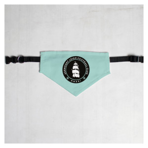 Pet Bandana with Black Collar