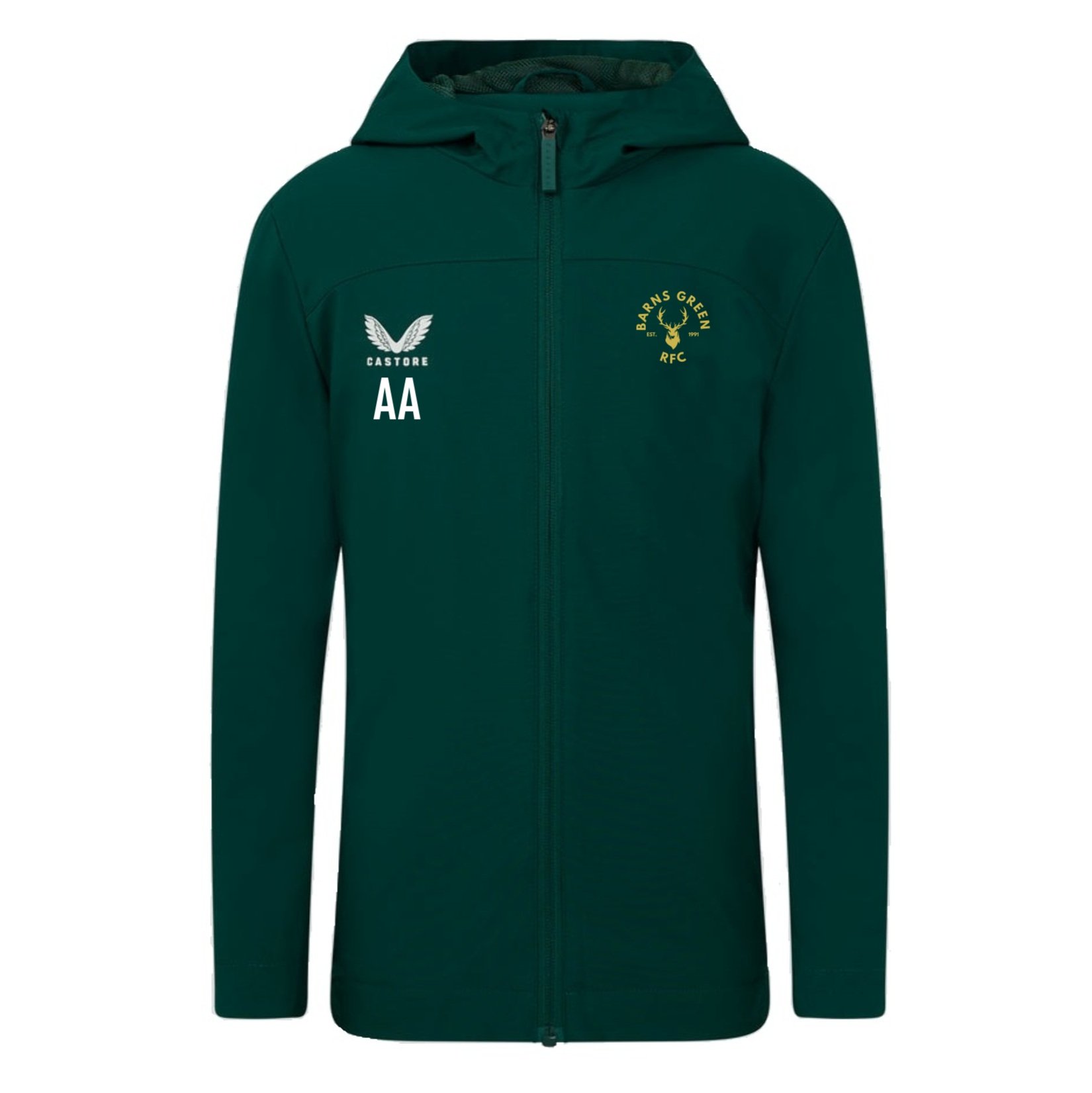 Castore Rain Jacket Elite - Green/White
