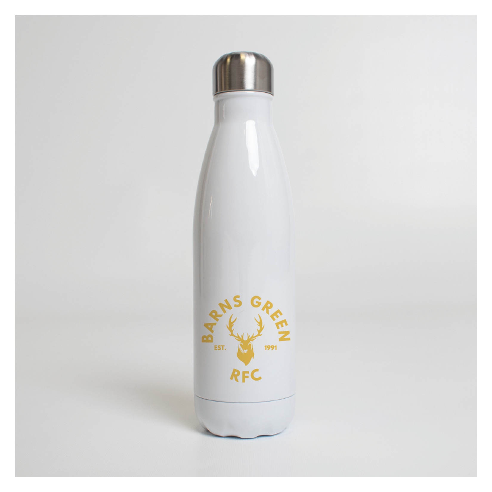 Kitlocker-Merchandise Premium Steel Water Bottle - White