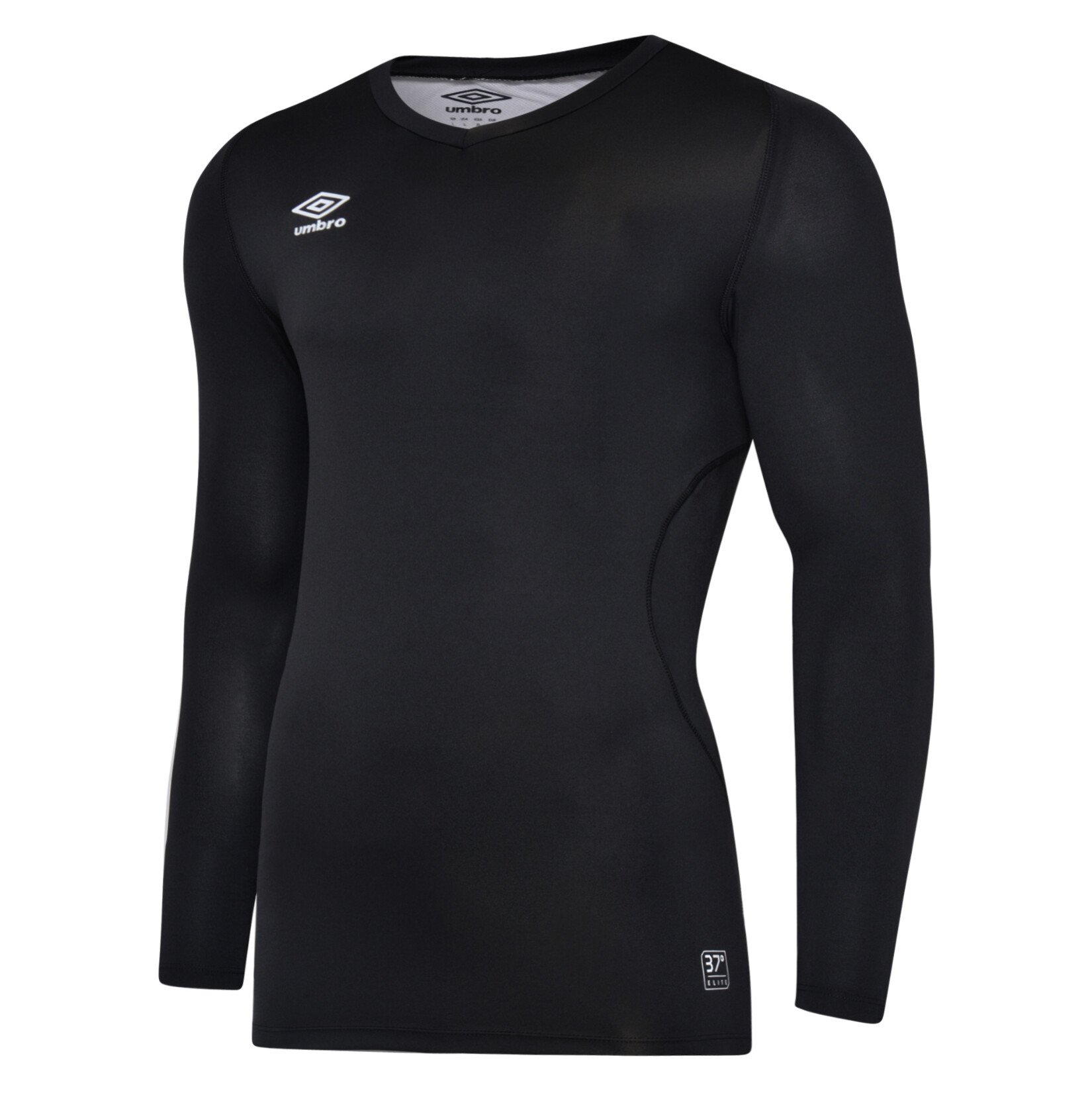 Umbro Elite V Neck Baselayer L/S - Black