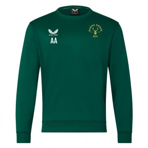 Castore Brushback Sweatshirt - Green/White