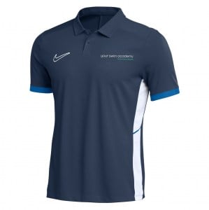 Nike Dri-FIT Academy 25 Polo - Obsidian/Royal Blue/White