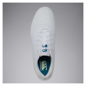 Canterbury CCC Phoenix Genesis Pro Soft Ground Boots White-Yellow