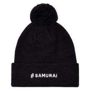 SAMURAI Bobble Beanie - Black
