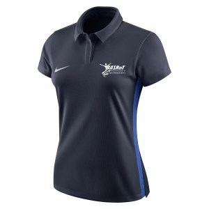 Nike Womens Academy 18 Performance Polo (w) Obsidian-Royal Blue-White