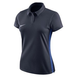 Nike Womens Academy 18 Performance Polo (w) Obsidian-Royal Blue-White
