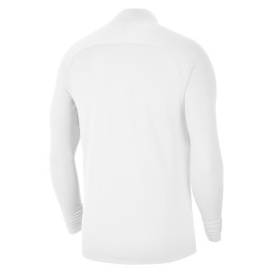 Nike Academy 21 1/4 Zip Midlayer (M) White-Black-Black-Black