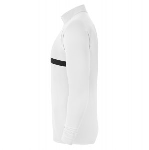 Nike Academy 21 1/4 Zip Midlayer (M) White-Black-Black-Black