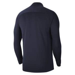 Nike Academy 21 1/4 Zip Midlayer (M) Obsidian-White-Royal Blue-White