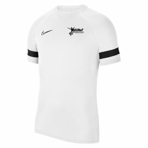 Nike Academy Short Sleeve Tee (M) White-Black-Black-Black