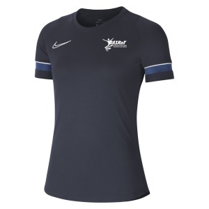 Nike Dri-FIT Academy Short Sleeve Tee (W) Obsidian-White-Royal Blue-White