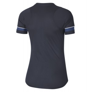 Nike Dri-FIT Academy Short Sleeve Tee (W) Obsidian-White-Royal Blue-White