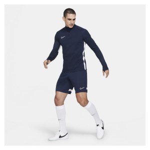 Nike Academy Knit Training Shorts (M) Obsidian-White-White-White