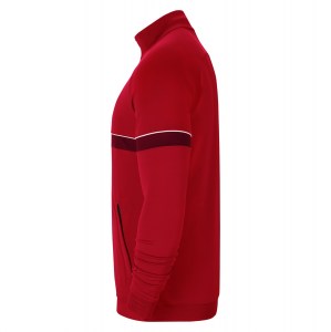 Nike Academy Knit Track Jacket (M) University Red-White-Gym Red-White