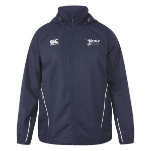 Canterbury Team Full Zip Rain Jacket Navy-White