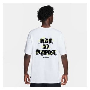 Pain To Purpose Tee - White/White