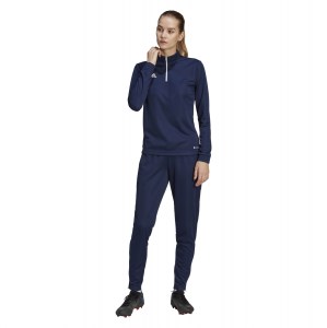 adidas Womens Entrada 22 1/4 Zip Training Top (W) Team Navy Blue