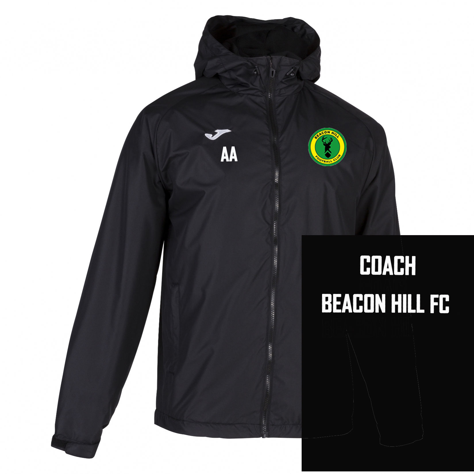 Joma Cervino Fleece Lined Rain Jacket