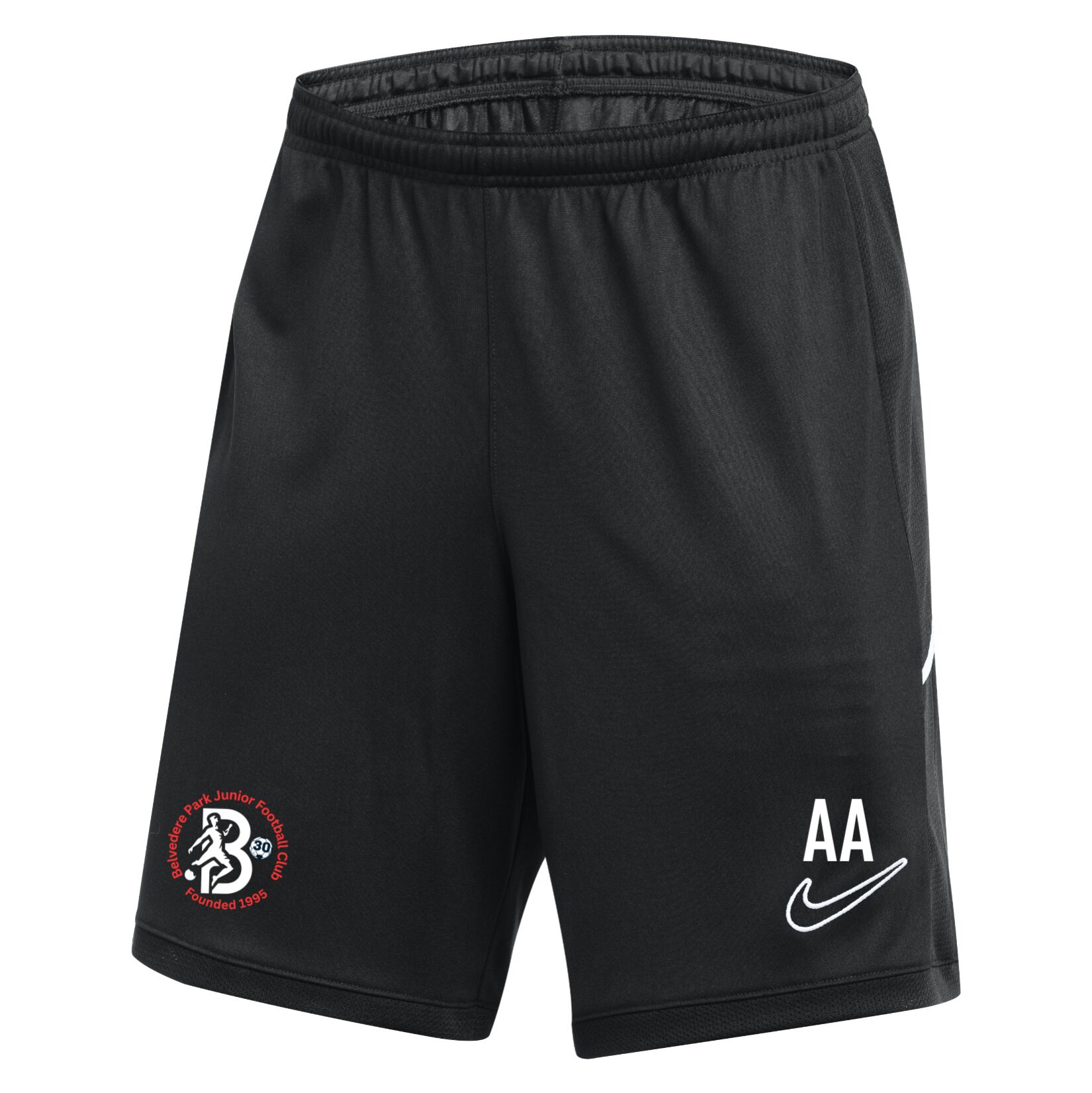Nike Dri-FIT Academy 25 Shorts - Black/Black/White