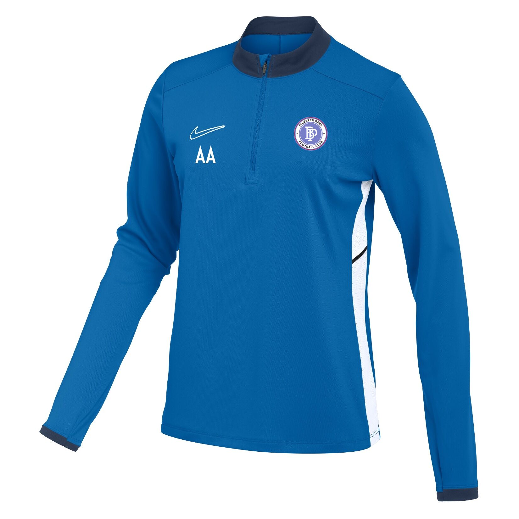 Nike Dri-FIT Academy 25 Drill Top (W) - Royal Blue/Obsidian/White