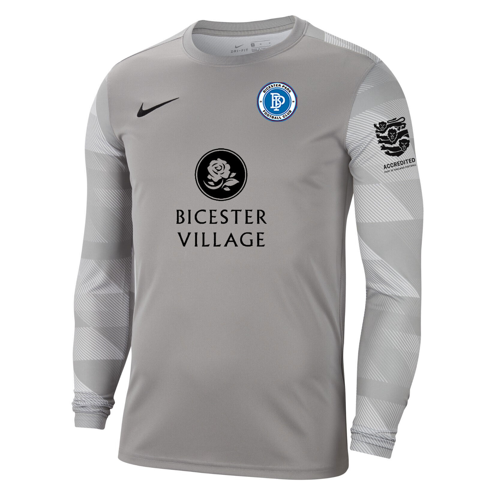 Nike Park IV Goalkeeper Dri-FIT Jersey - Pewter Grey/White/Black