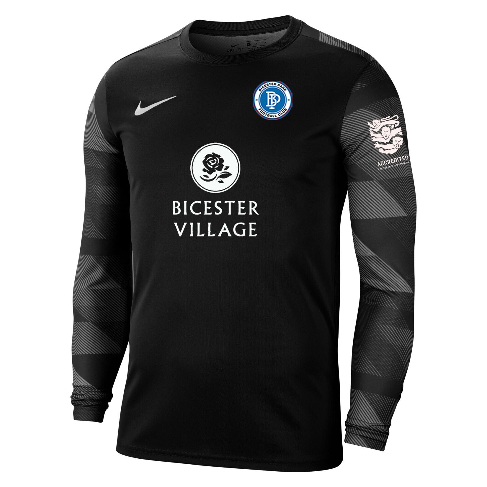 Nike Park IV Goalkeeper Dri-FIT Jersey - Black/White/White
