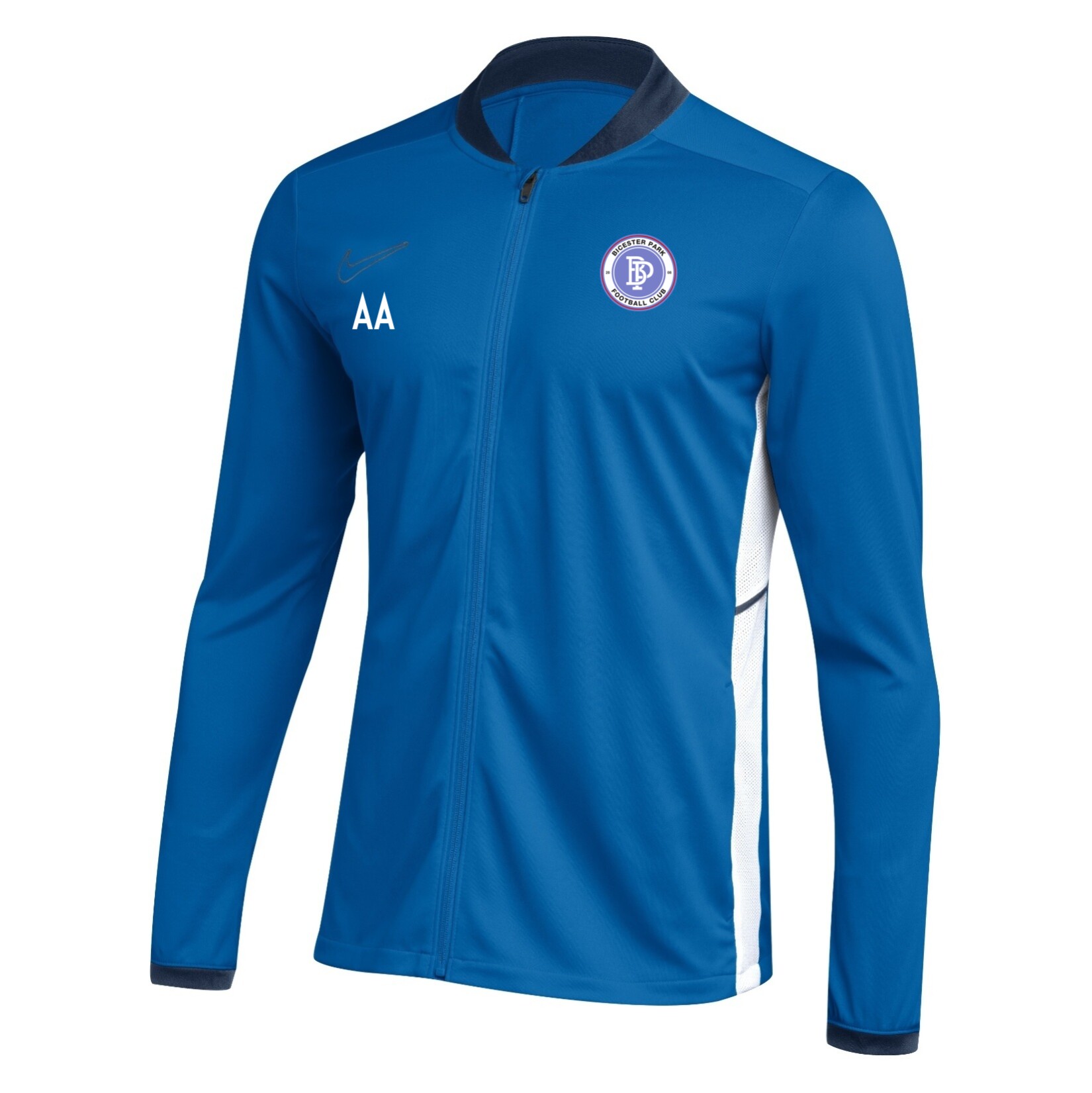Nike Dri-FIT Academy 25 Knit Track Jacket - Royal Blue/Obsidian/White