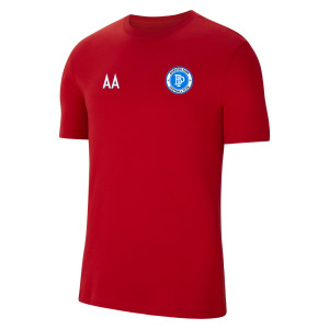 Nike Team Club 20 Cotton T-Shirt (M) University Red-White