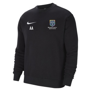 Nike Team Club 20 Fleece Crew Sweatshirt Black-White-White