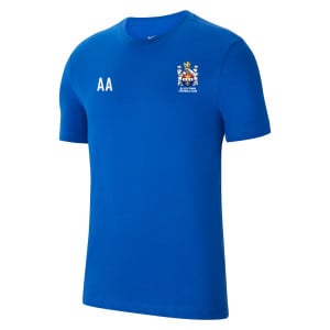 Nike Team Club 20 Cotton T-Shirt (M) Royal Blue-White