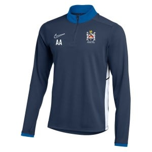 Nike Dri-FIT Academy 25 Drill Top - Obsidian/Royal Blue/White