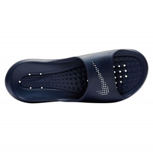 Nike Victori One Mens Shower Sliders Midnight Navy-White-Midnight Navy