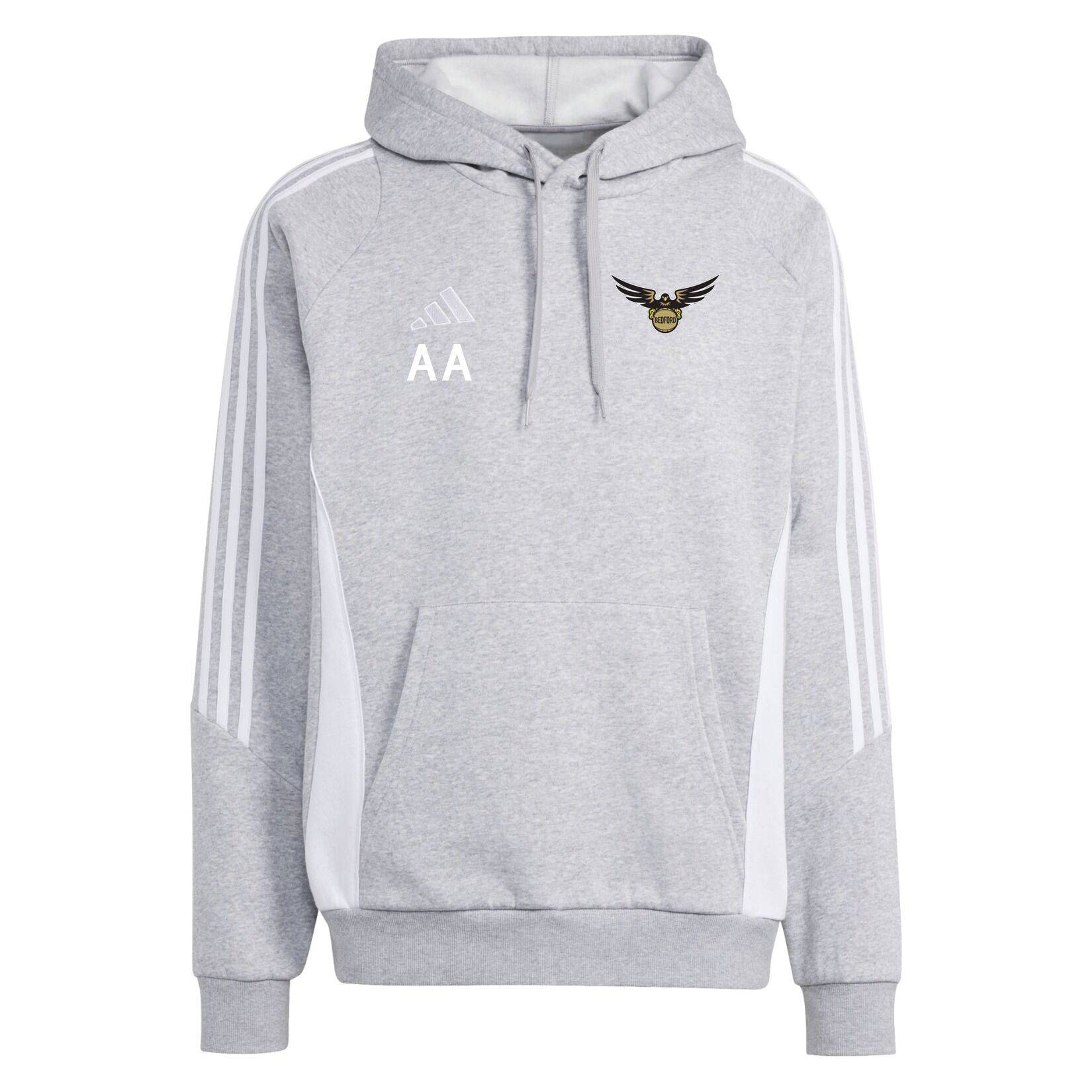 adidas Tiro 24 Sweat Hoodie - Team mid grey/White