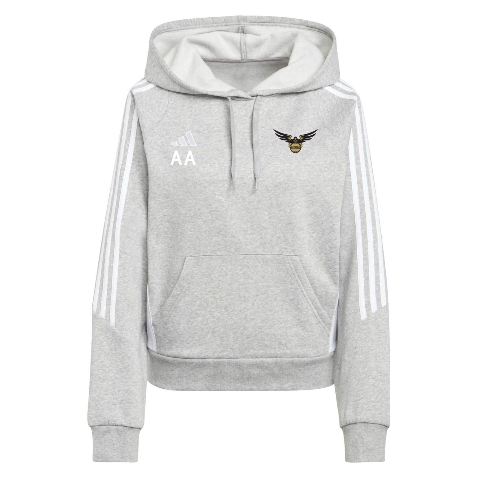 adidas Tiro 24 Sweat Hoodie (W) - Team mid grey/White
