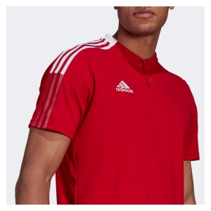 adidas Tiro 21 Polo Shirt (M) Team Power Red