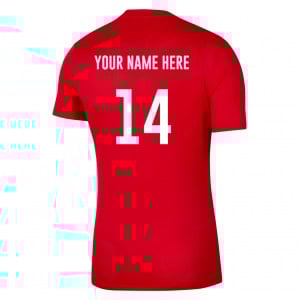 Nike Park VII Dri-FIT Short Sleeve Shirt - University Red/White