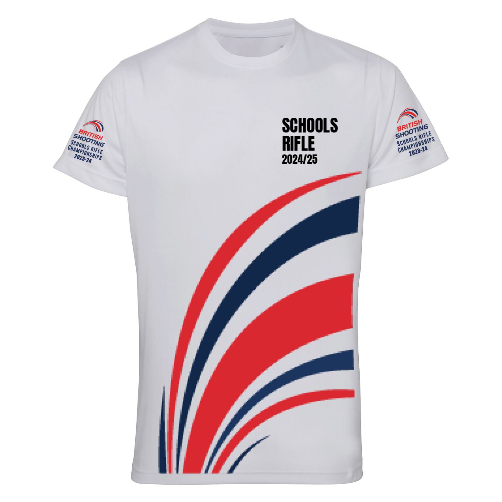 Schools Rifle Championship Tee - White - White