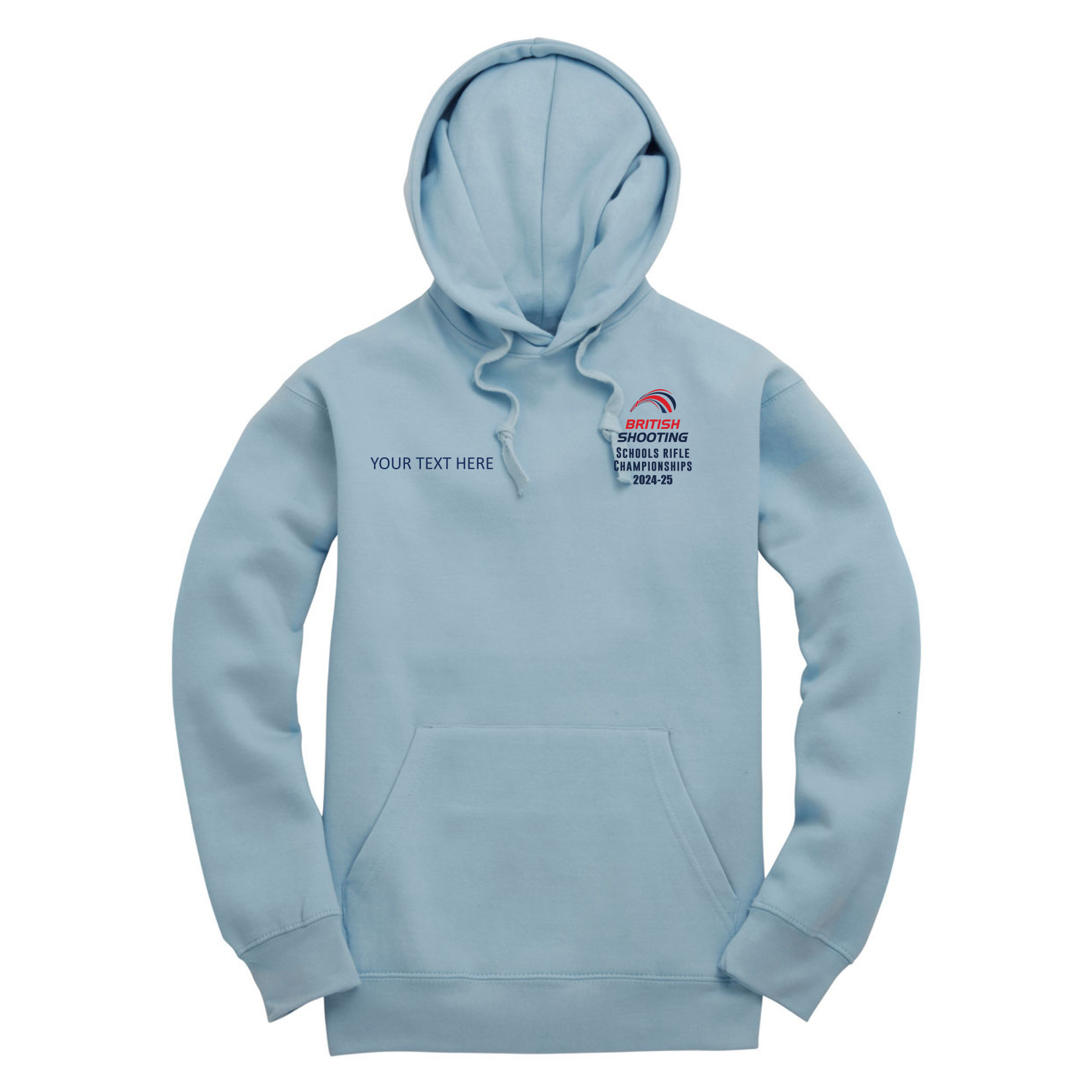 Schools Rifle Championship Hoodie - Powder Blue - Powder Blue