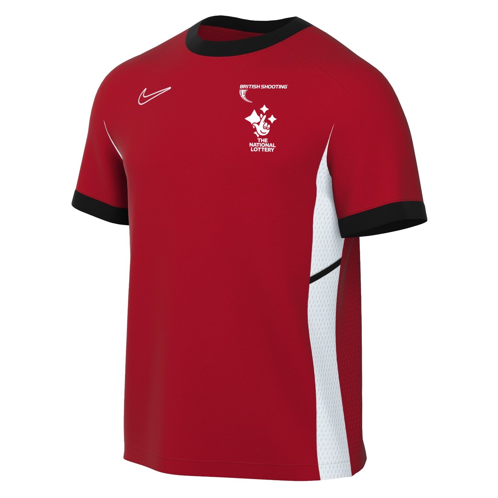 British Shooting Athlete Tee - Red - University Red/Gym Red/White