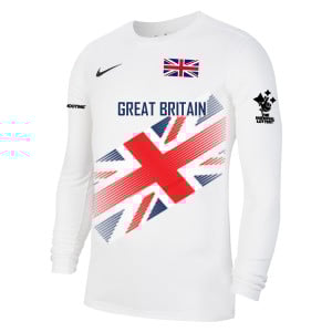 Nike Park VII Dri-FIT Long Sleeve Football Shirt White-Black