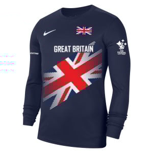 Nike Park VII Dri-FIT Long Sleeve Football Shirt Midnight Navy-White